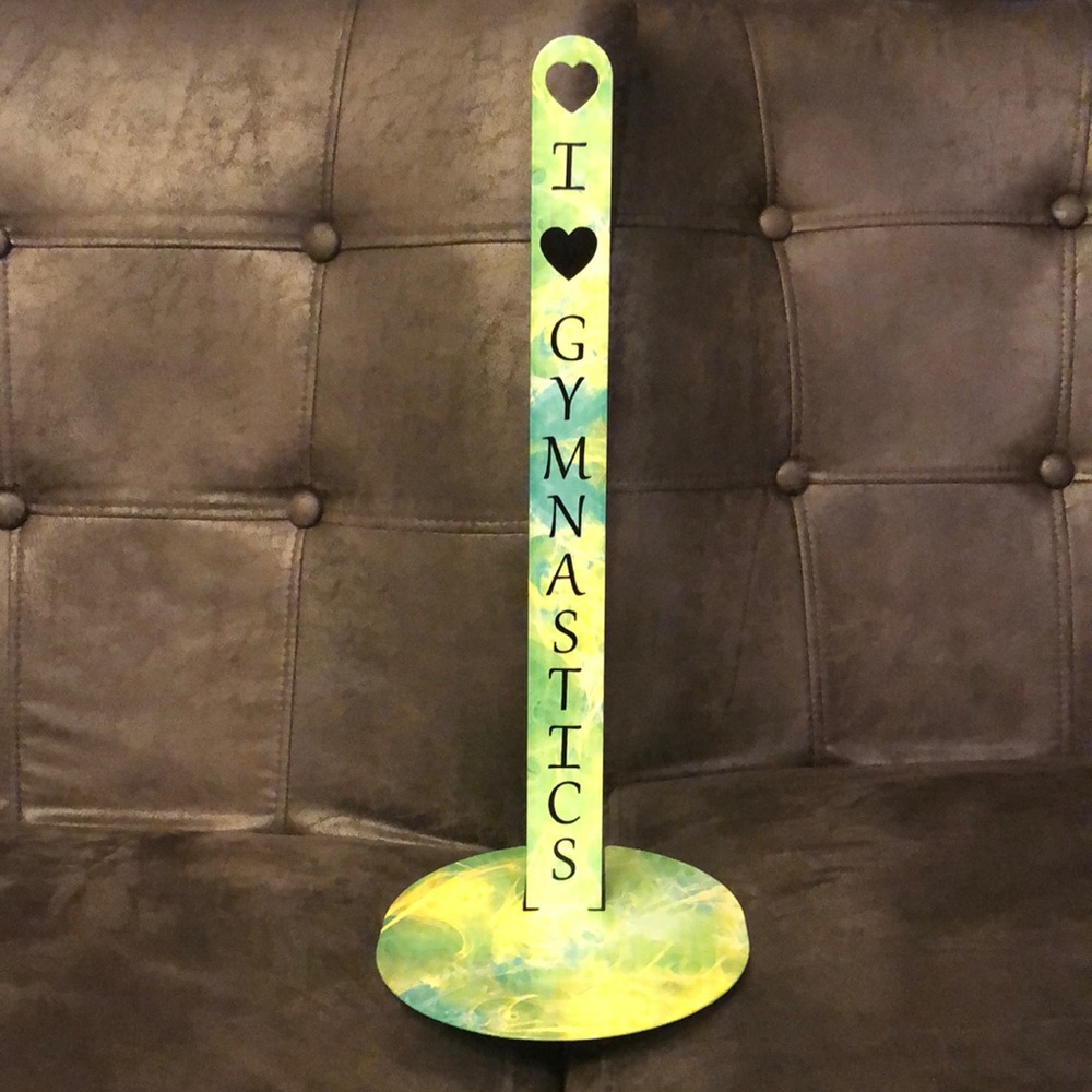 I LOVE GYMNASTICS. Scrunchie Holder